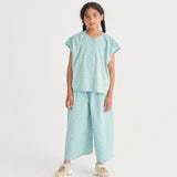 Daisy Mosaic ao woven top