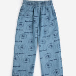 BOBO CHOSES / Pickles The Dog all over light denim pants