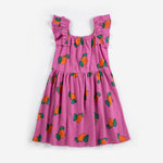 BOBO CHOSES / Tangerine ao ruffled dress
