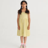 Spicy Window Pane woven dress