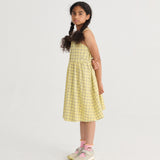 Spicy Window Pane woven dress