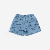 Pickles The Dog all over denim short