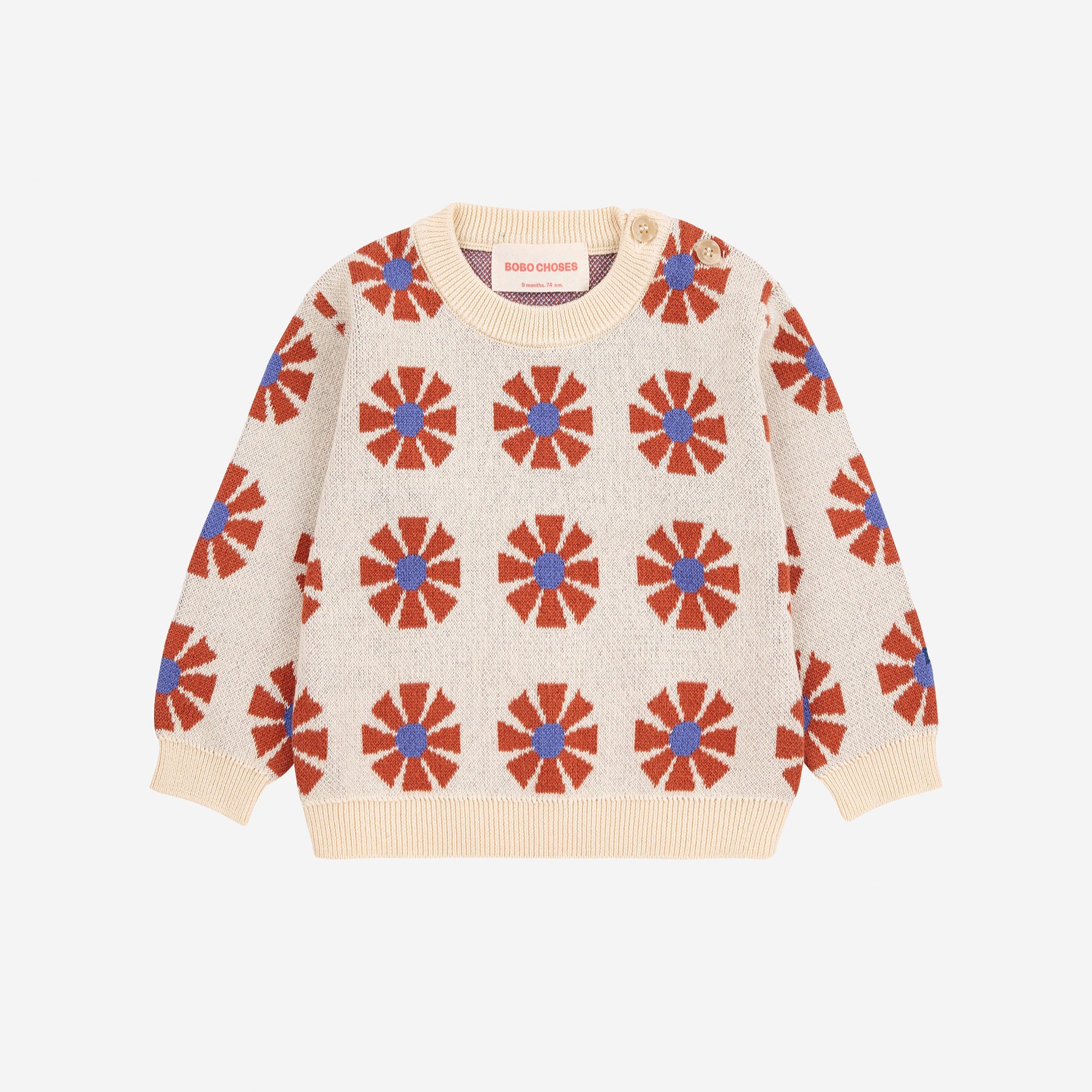 BOBO CHOSES / Kaleidoscope jacquard jumper, BABY