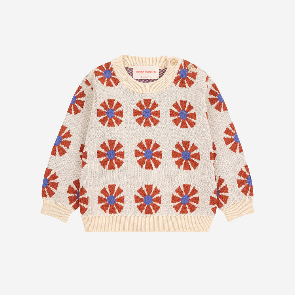 BOBO CHOSES / Kaleidoscope jacquard jumper, BABY