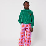BOBO CHOSES / Have Fun velvet sweatshirt