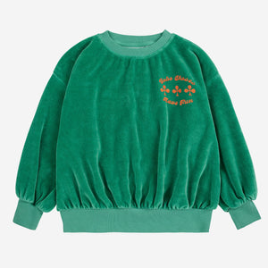 BOBO CHOSES / Have Fun velvet sweatshirt