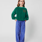 BOBO CHOSES / Have Fun velvet sweatshirt