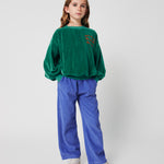 BOBO CHOSES / Have Fun velvet sweatshirt