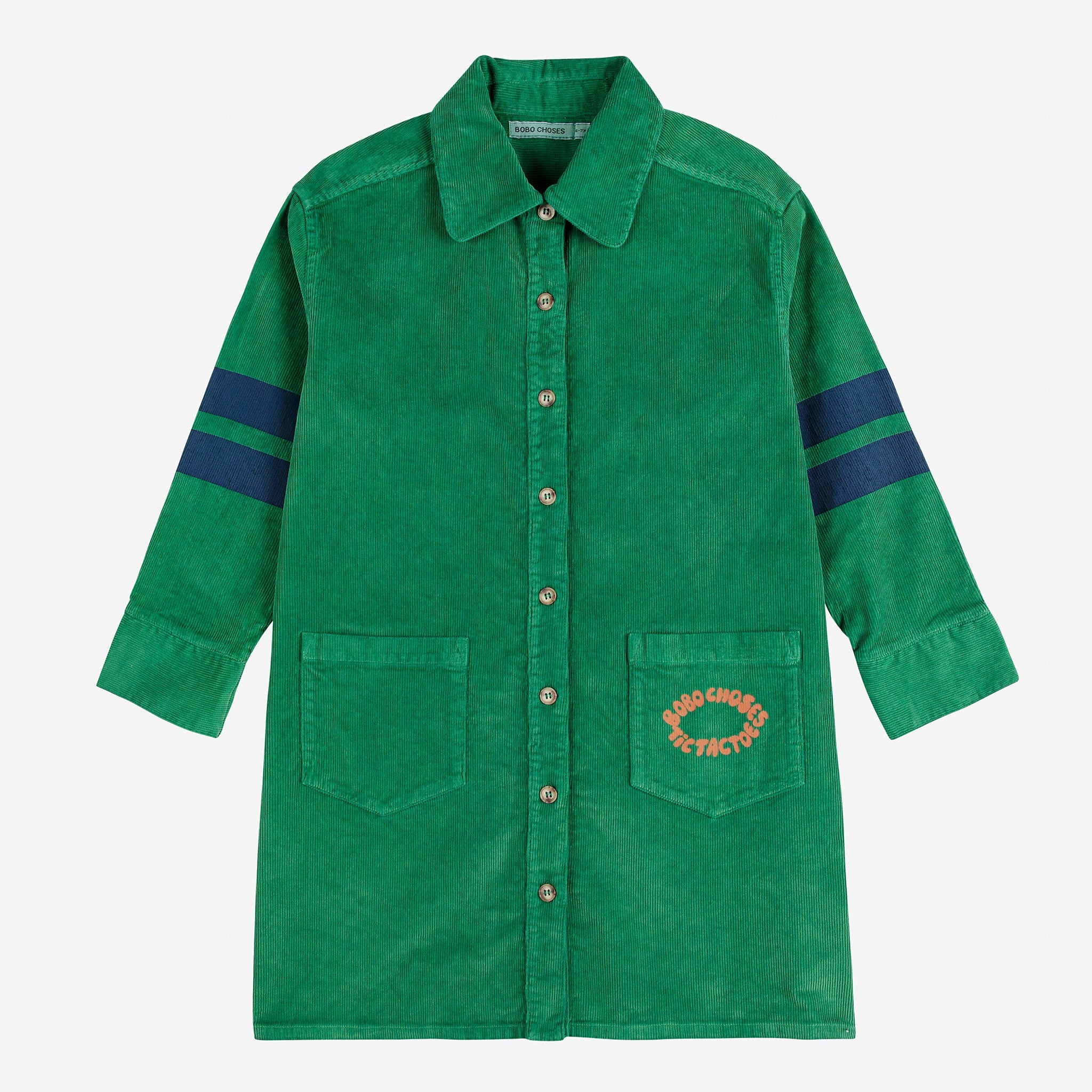 BOBO CHOSES / Tic Tac Toe corduroy shirt dress