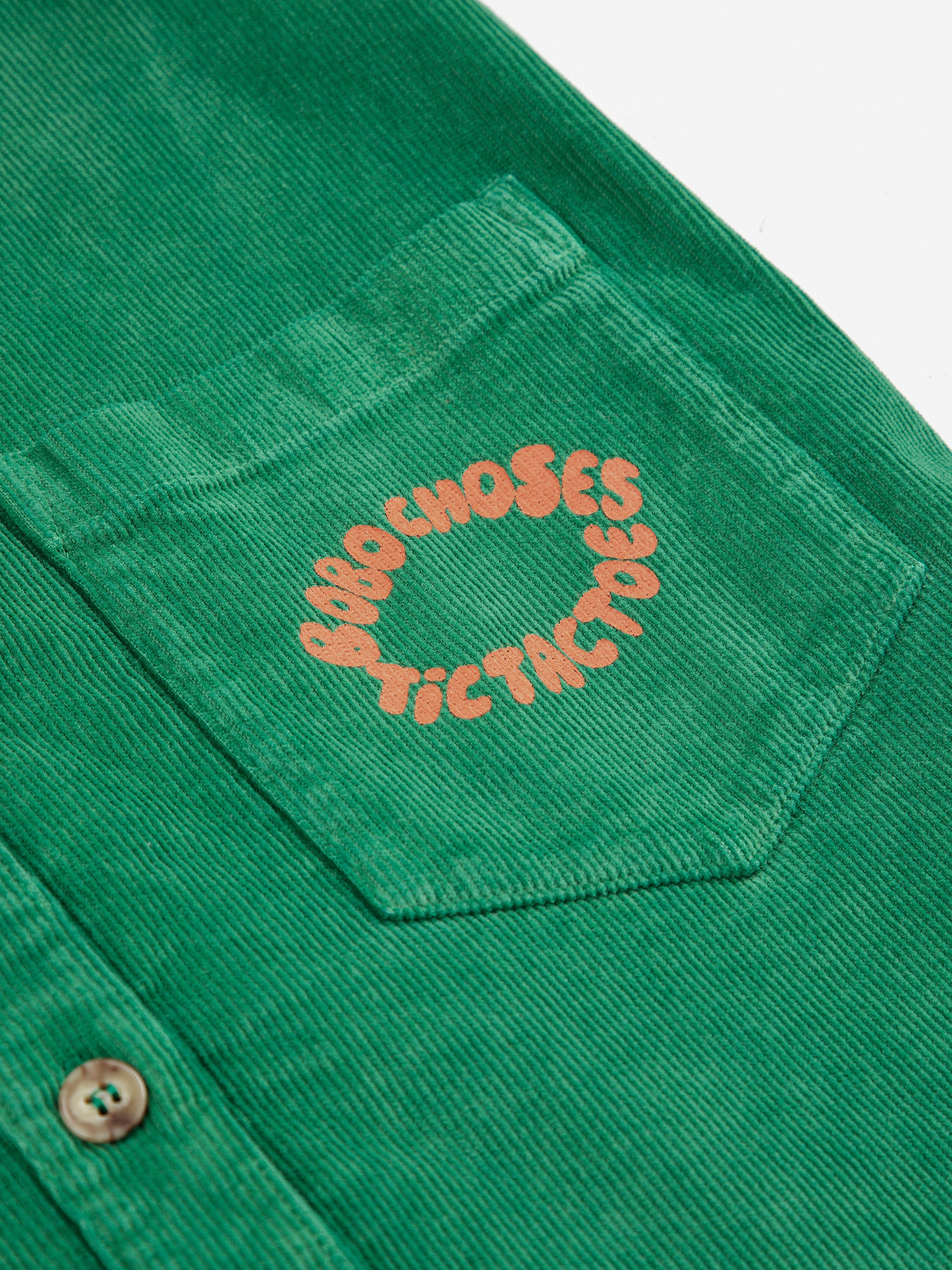 BOBO CHOSES / Tic Tac Toe corduroy shirt dress