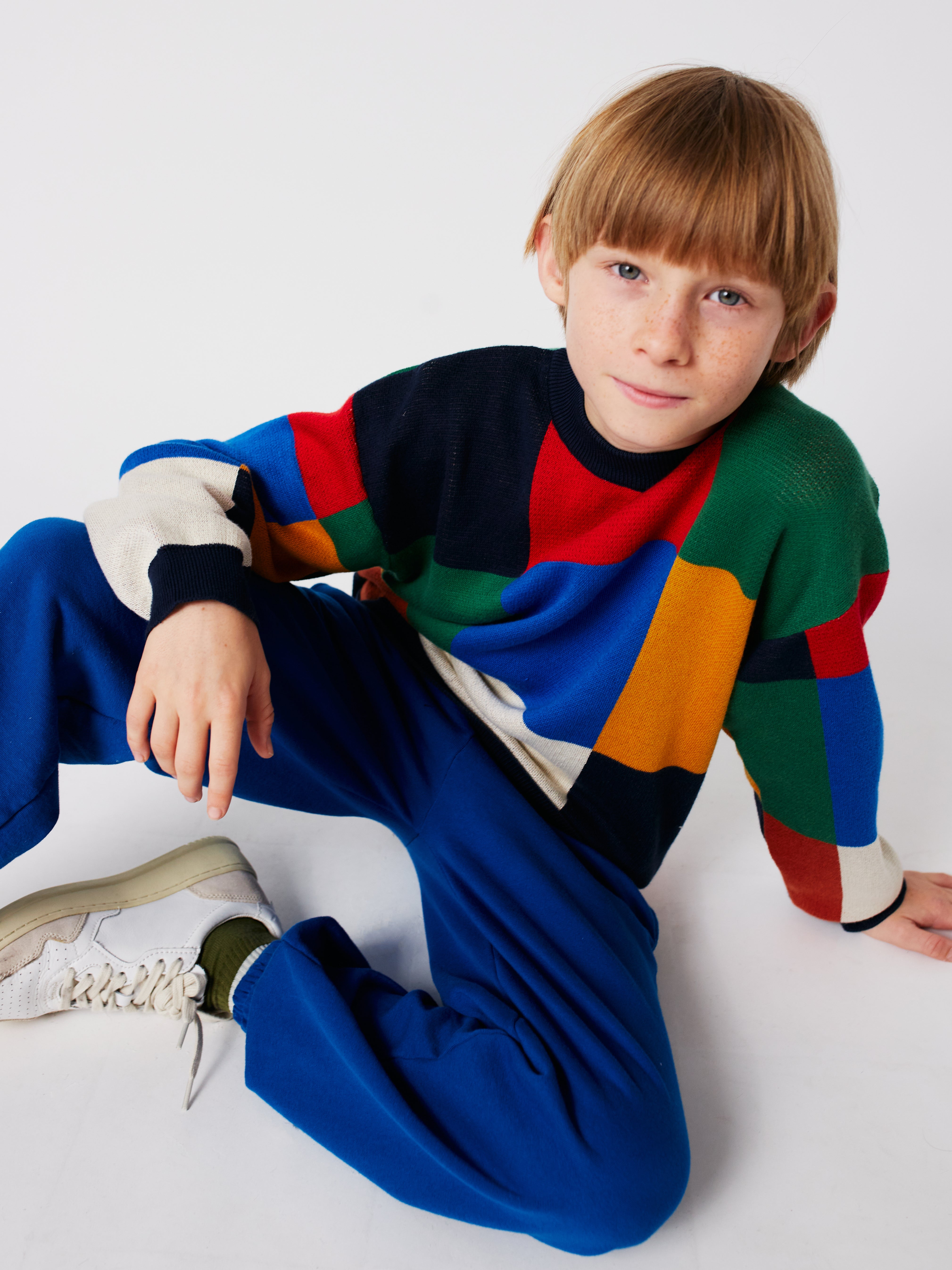 BOBO CHOSES / Multicolor Tiles jumper