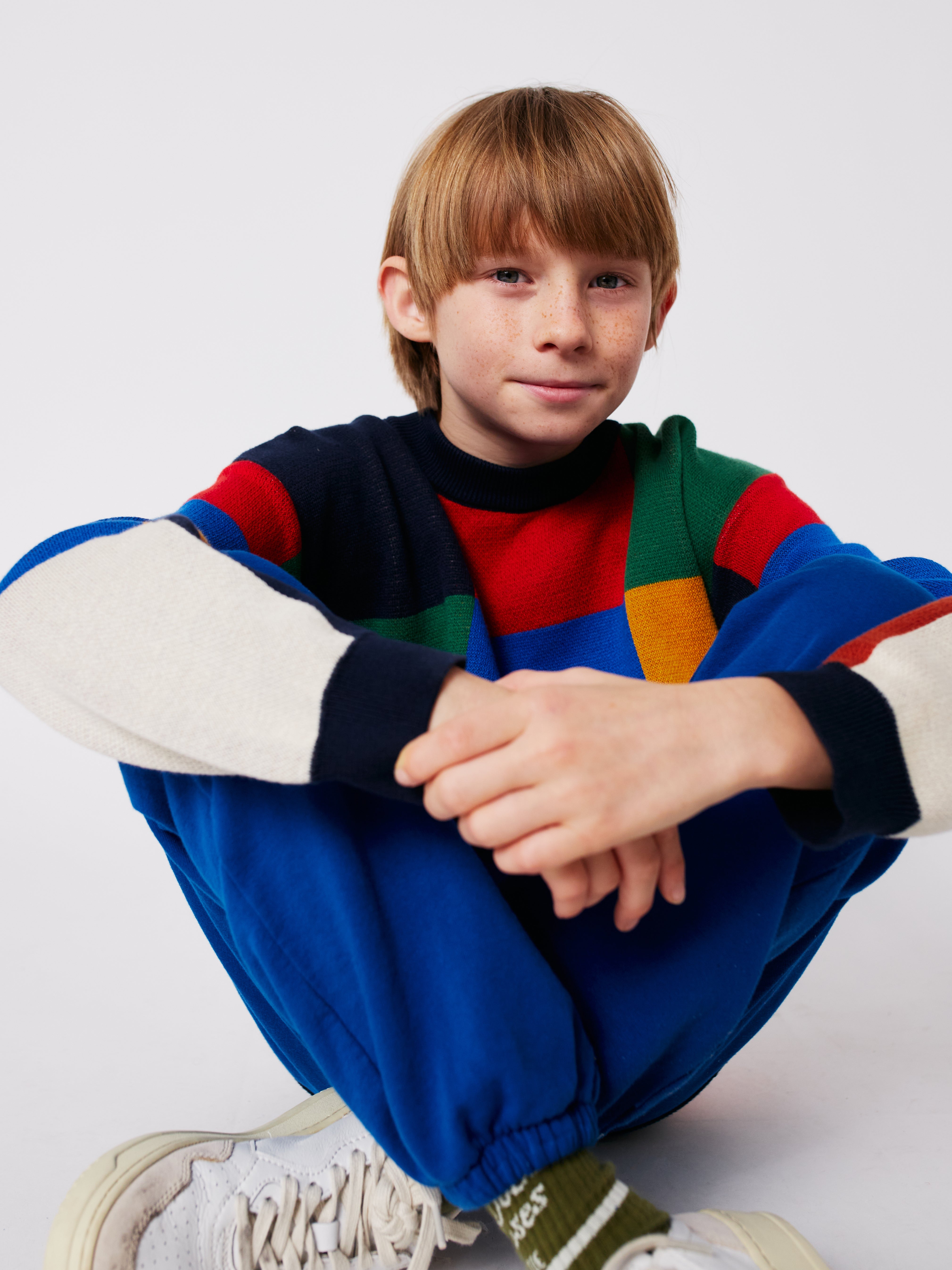 BOBO CHOSES / Multicolor Tiles jumper