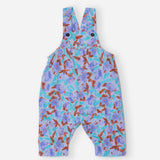Watercolor all over corduroy overall