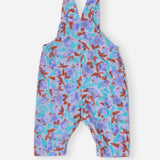 Watercolor all over corduroy overall
