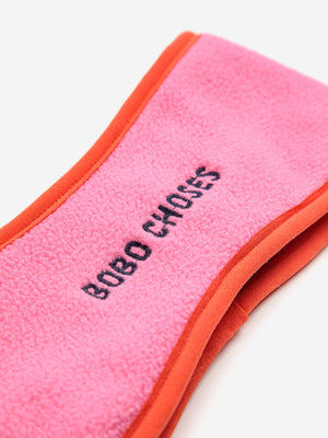BOBO CHOSES / Pink polar fleece headband