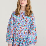 Watercolor ao cropped sweatshirt