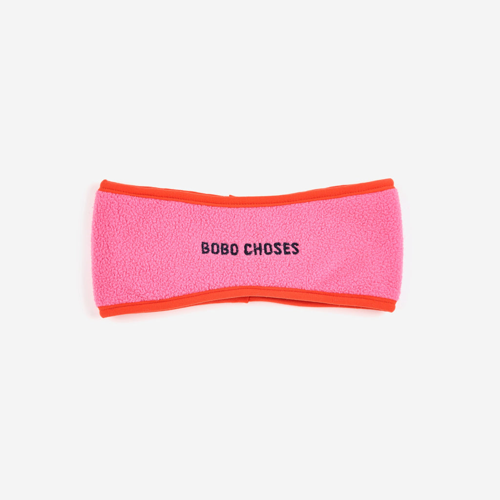 BOBO CHOSES / Pink polar fleece headband