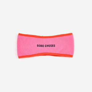 BOBO CHOSES / Pink polar fleece headband