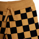 Chess Check knitted trouser
