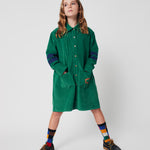 BOBO CHOSES / Tic Tac Toe corduroy shirt dress