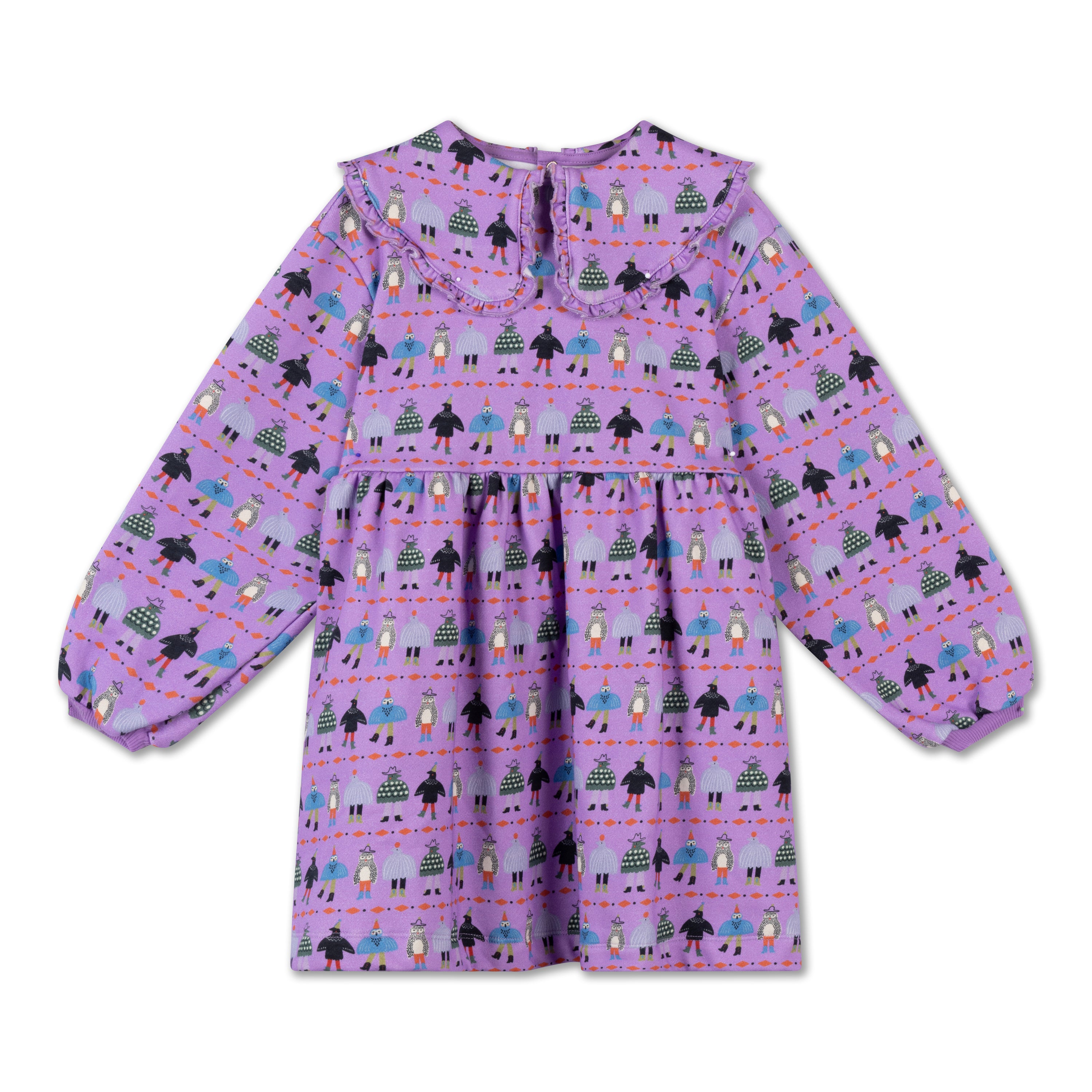 REPOSE / Fancy collar sweat dress