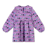 Fancy collar sweat dress