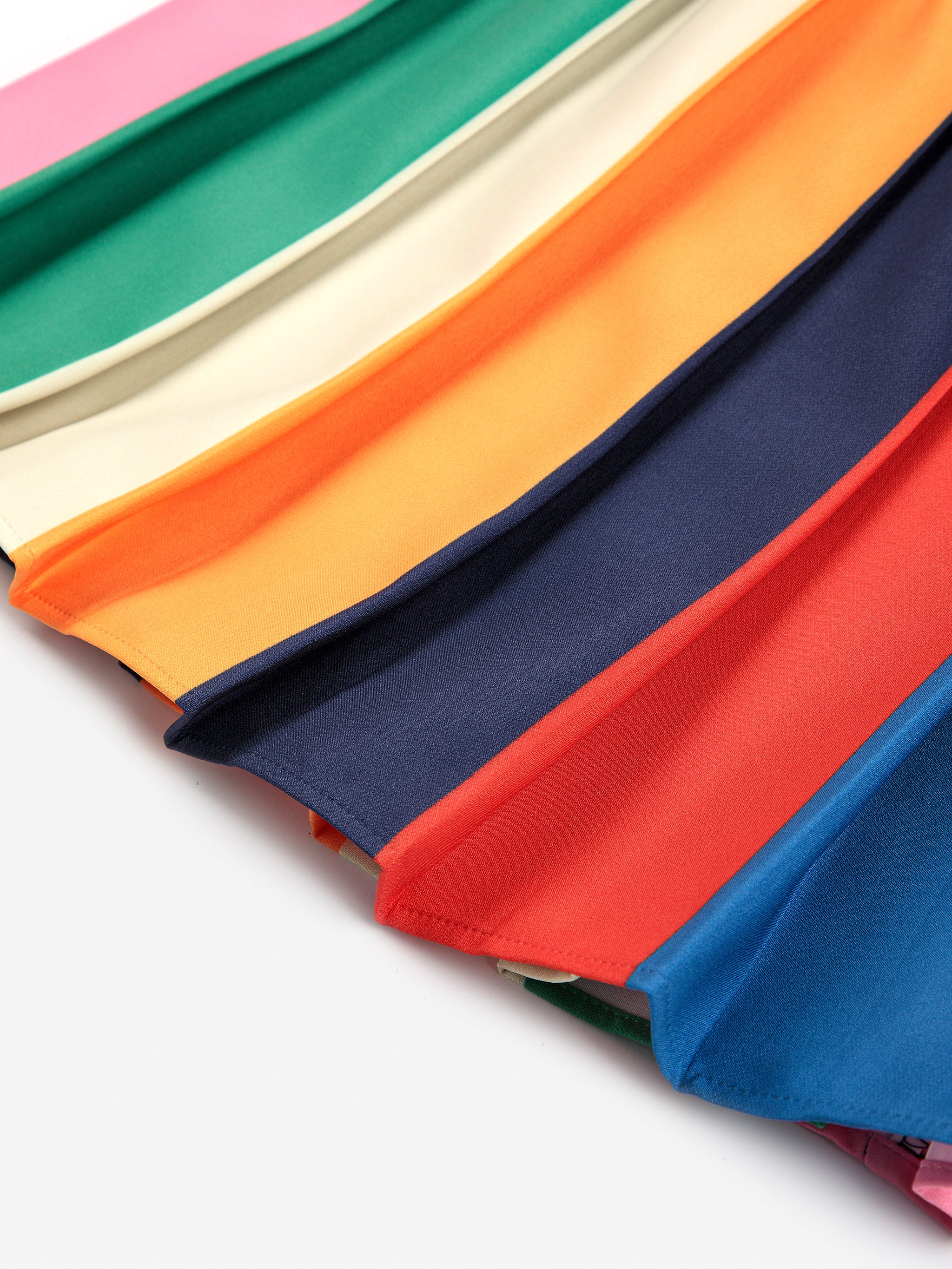 BOBO CHOSES / Bobo Color block pleated skirt