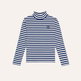 Blue Stripes Turtleneck
