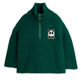 Panda Patch Chunky Knit