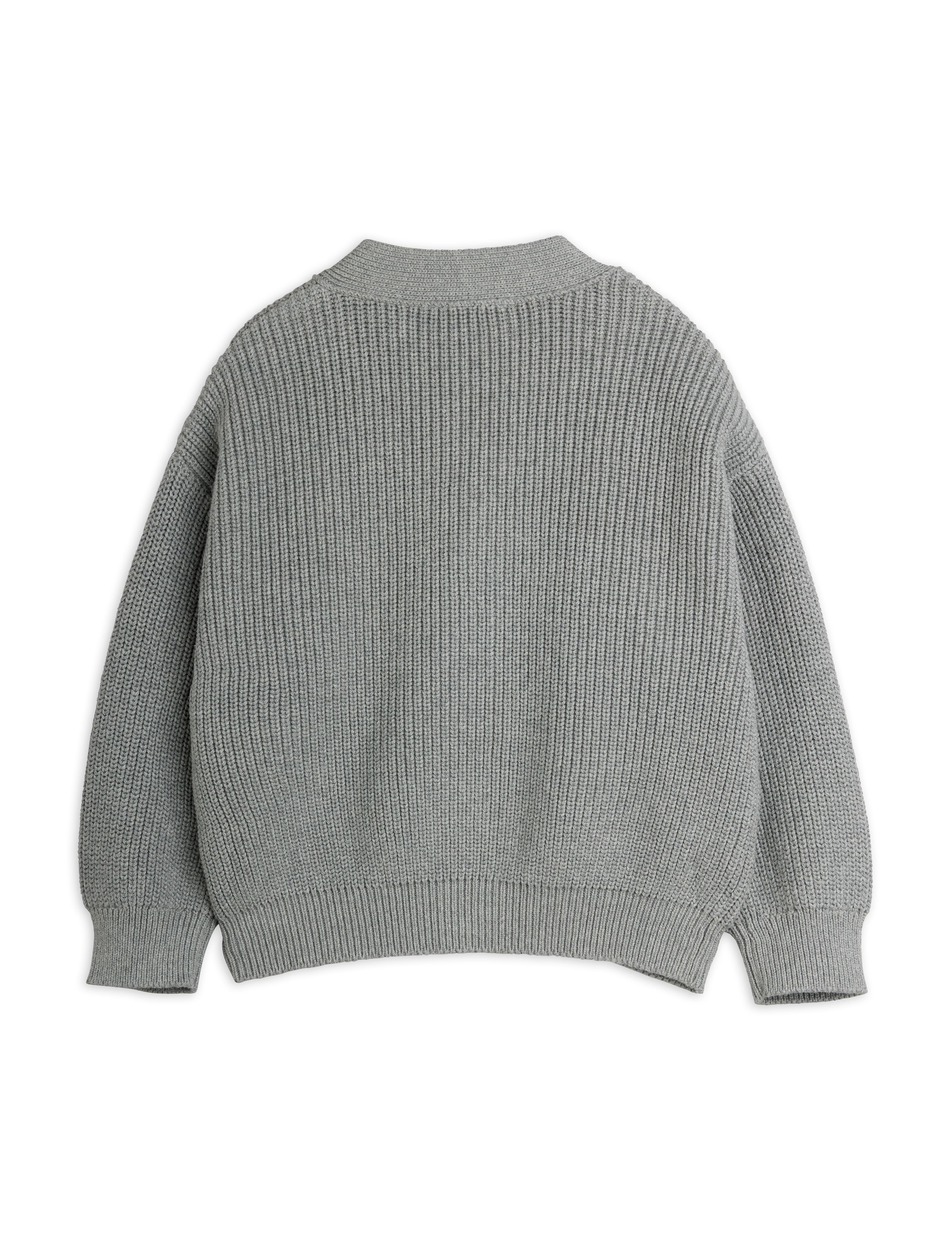 Ritzratz patch knitted cardigann