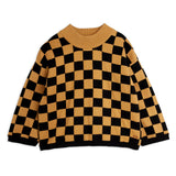 Chess Check knitted sweater