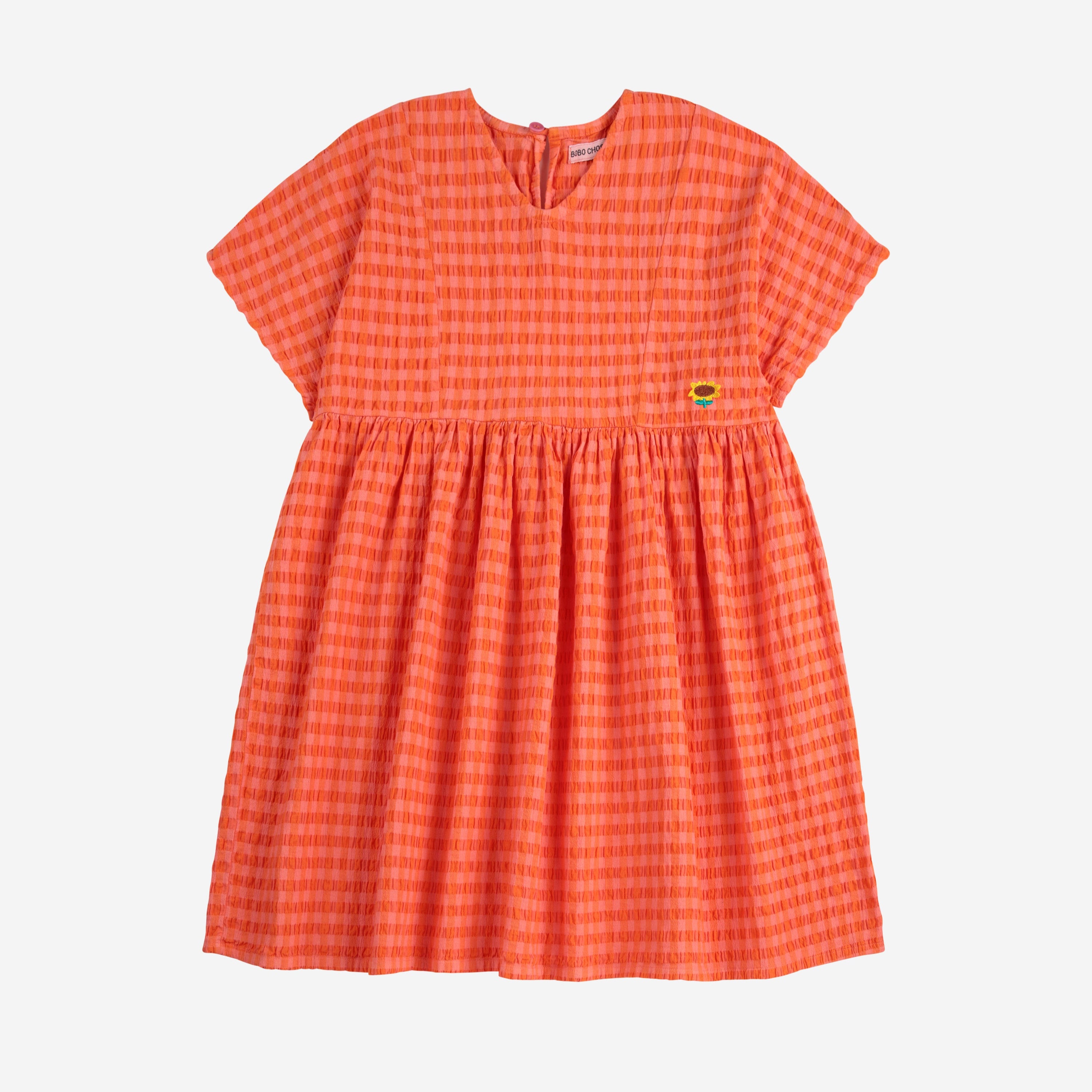 BOBO CHOSES / Vichy Woven dress LAATSTE; 116/122