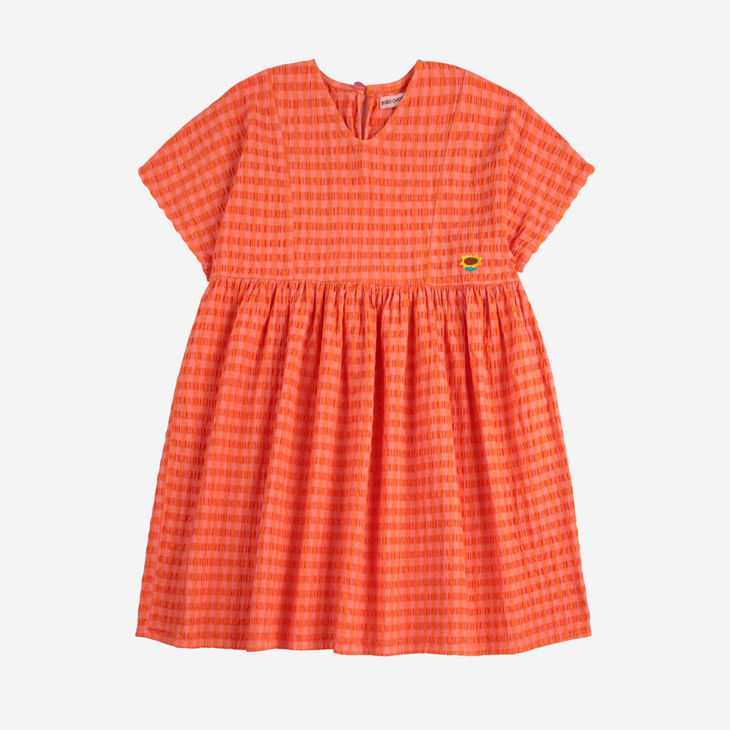 BOBO CHOSES / Vichy Woven dress LAATSTE; 116/122