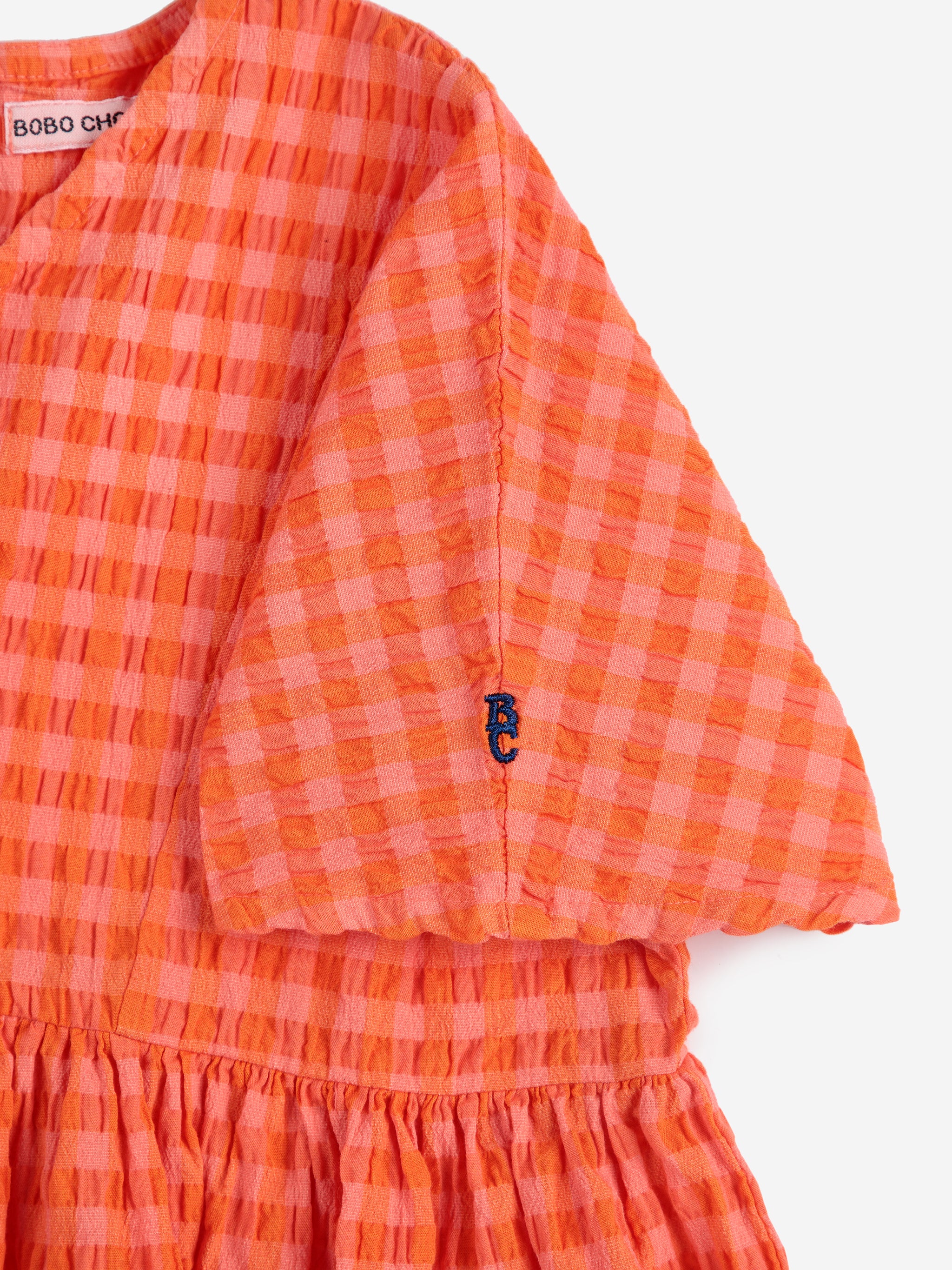 BOBO CHOSES / Vichy Woven dress LAATSTE; 116/122