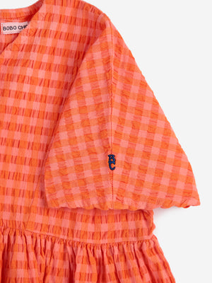 BOBO CHOSES / Vichy Woven dress LAATSTE; 116/122