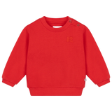 Cozy Drop Sweater - firecracker red