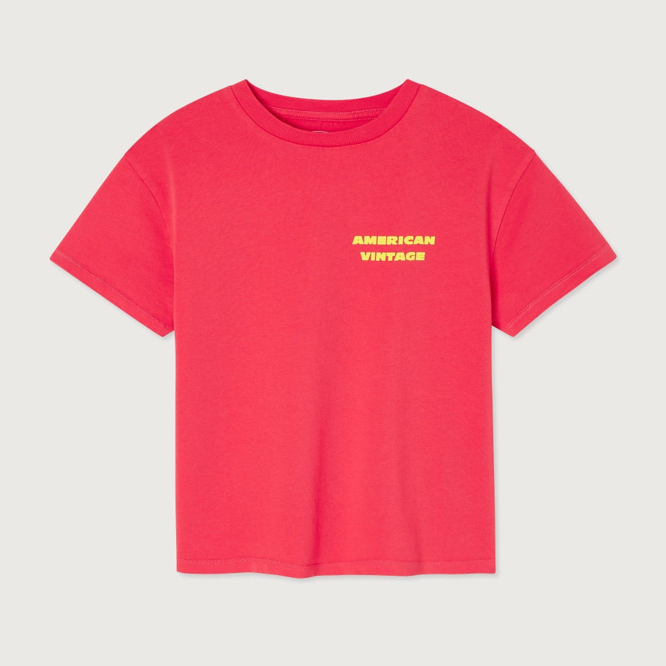 AMERICAN VINTAGE / Fizvalley T-shirt - framboise