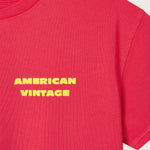 AMERICAN VINTAGE / Fizvalley T-shirt - framboise