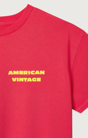 AMERICAN VINTAGE / Fizvalley T-shirt - framboise