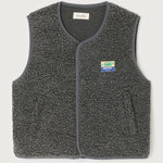 AMERICAN VINTAGE / Hoktown Gilet - charcoal LAATSTE 3-5jr / 98-110