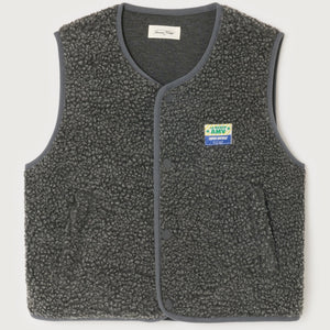 AMERICAN VINTAGE / Hoktown Gilet - charcoal LAATSTE 3-5jr / 98-110