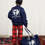 MINI RODINI / Check Fleece Trousers