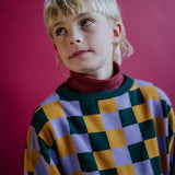 Knit slouchy sweater