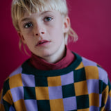 Knit slouchy sweater