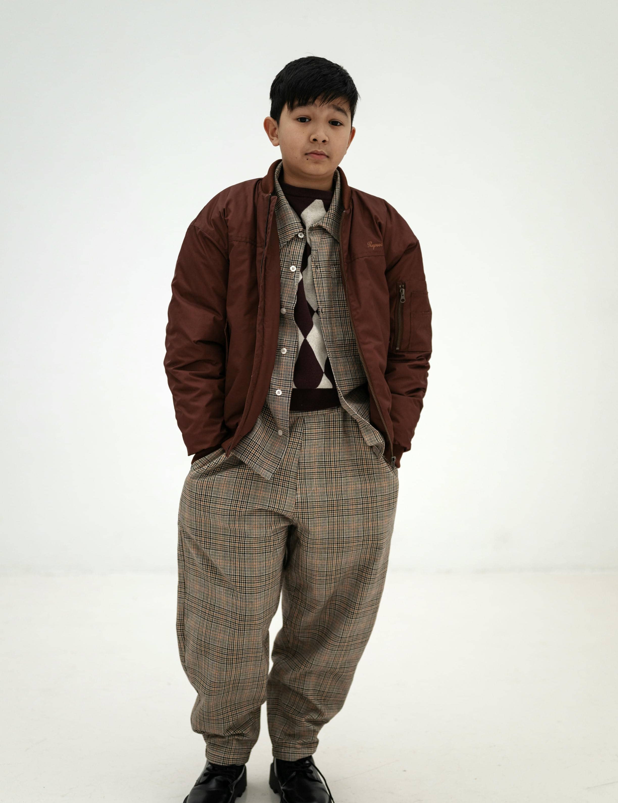 Bomber coat - pure chocolate