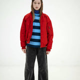 Bomber Coat - rusty red