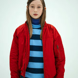 Bomber Coat - rusty red