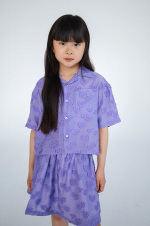 REPOSE/ Cropped shirt