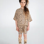 REPOSE / Leopard Flower skirt short LAATSTE; 12jr / 152