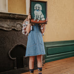 REPOSE / Dungaree dress